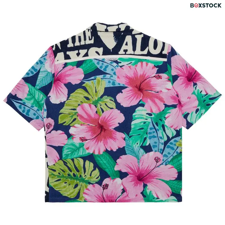 Marine Serre Regenerated Jersey Jacquard Towels Bowling Shirt 'Multicolor' Multi-Color Spring/Summer 2024