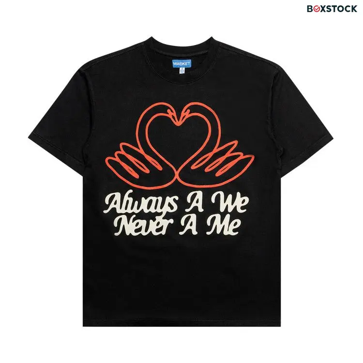 Market Always We T-Shirt 'Vintage Black'