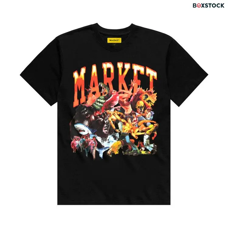 Market Arc Animal Mosh Pit T-Shirt 'Black' Spring/Summer 2022