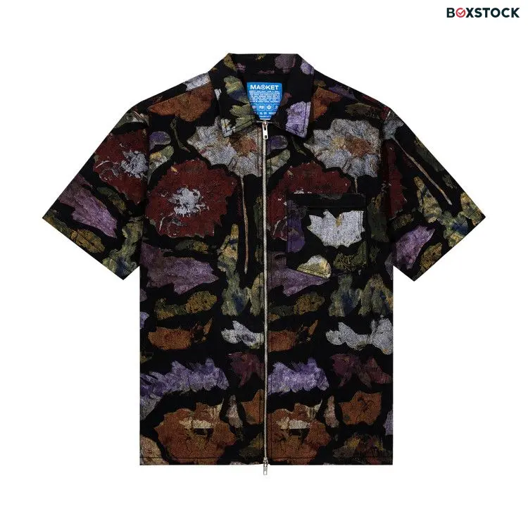 Market Impression Full Zip Work Shirt 'Multicolor' Multi-Color Spring/Summer 2023