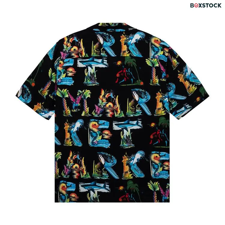 Market Island Life Camp Shirt 'Black' Spring/Summer 2024