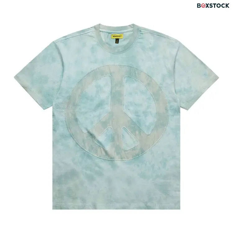 Market Peace Sign Tee 'Sky Blue Seafoam' Fall/Winter 2022