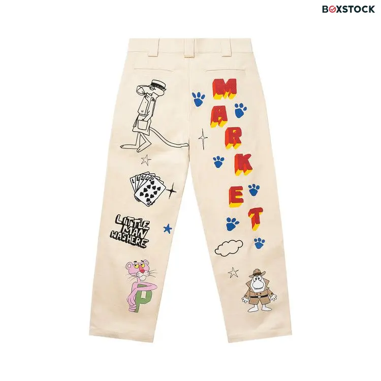 Market Pink Panther Senior Pants 'Khaki' Green Spring/Summer 2024