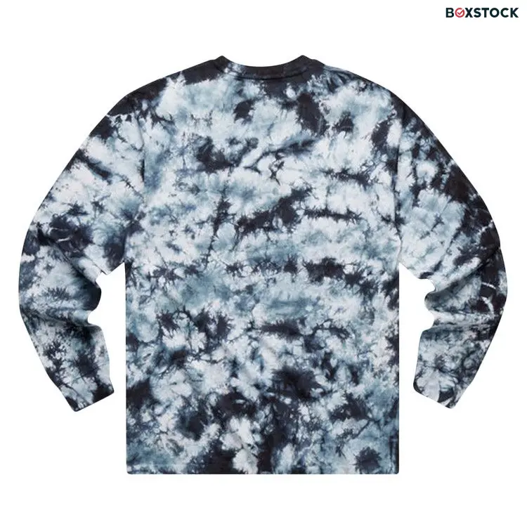 Market Smiley Grim Reaper Long-Sleeve Tee 'Black Gray Tie Dye' Multi-Color Fall/Winter 2022