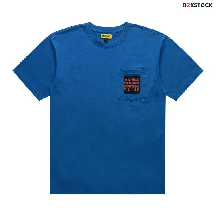 Market World Famous Bootleg Club Tee 'Atlantic' Blue Fall/Winter 2022