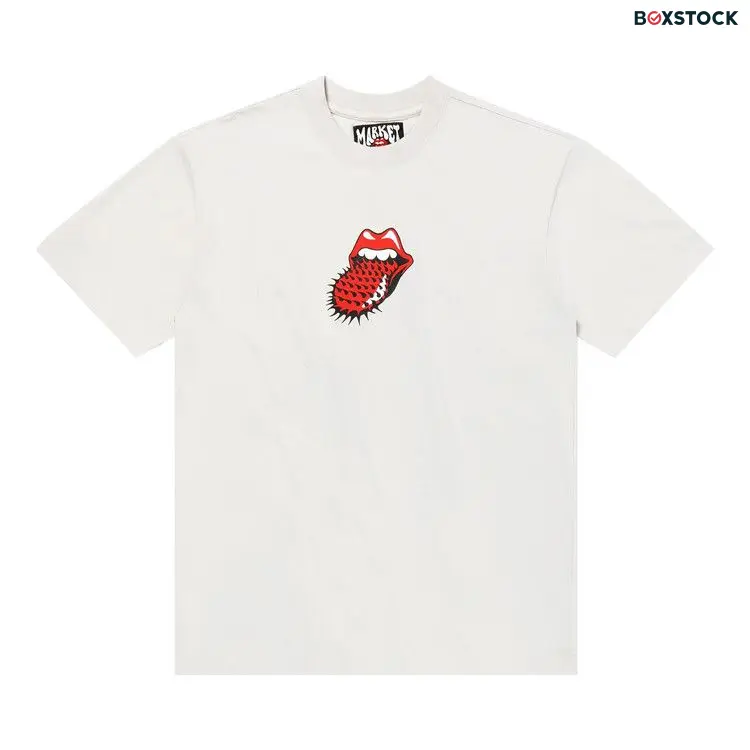 Market x Rolling Stones Never Satisfied Short-Sleeve Tee 'Cream' Fall/Winter 2022