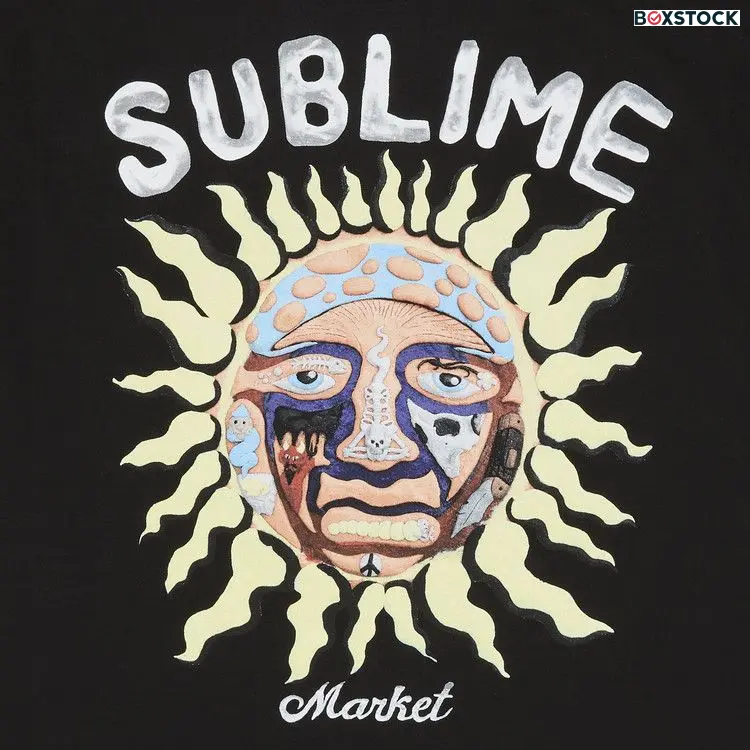 Market x Sublime Freedom Sun T-Shirt 'Black' Spring/Summer 2024