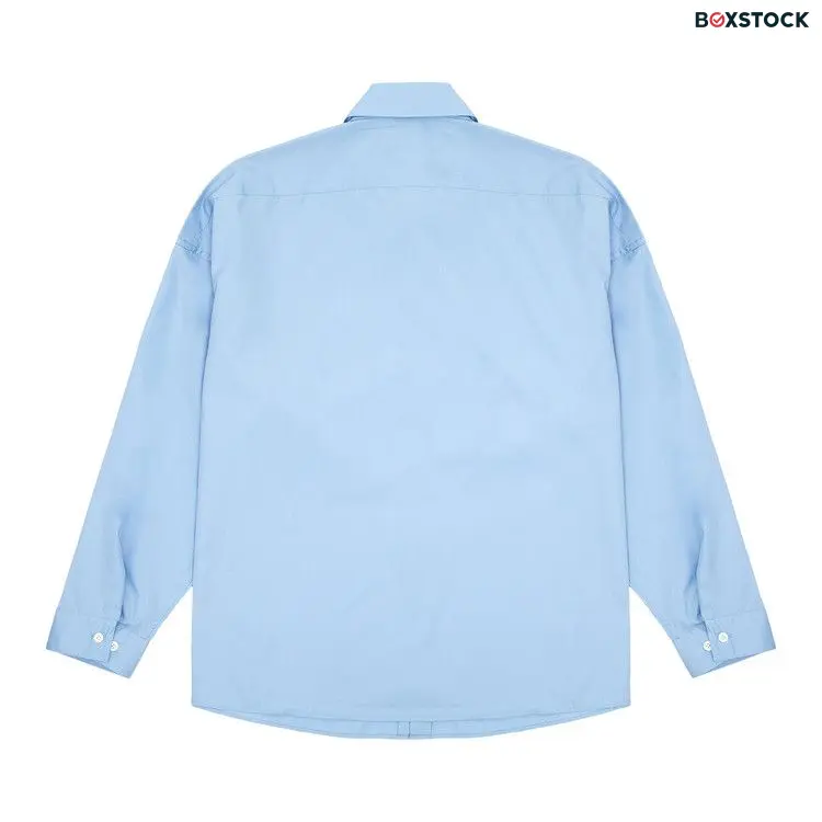 Marni Logo Popeline Shirt 'Iris Blue' Fall/Winter 2024