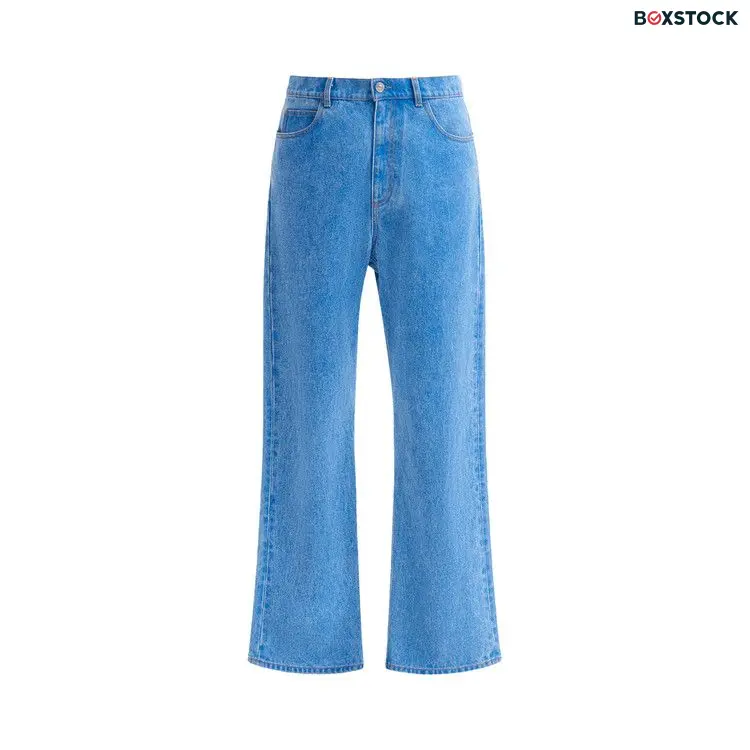 Marni Straight Leg Jeans 'Cobalt' Multi-Color Fall/Winter 2024
