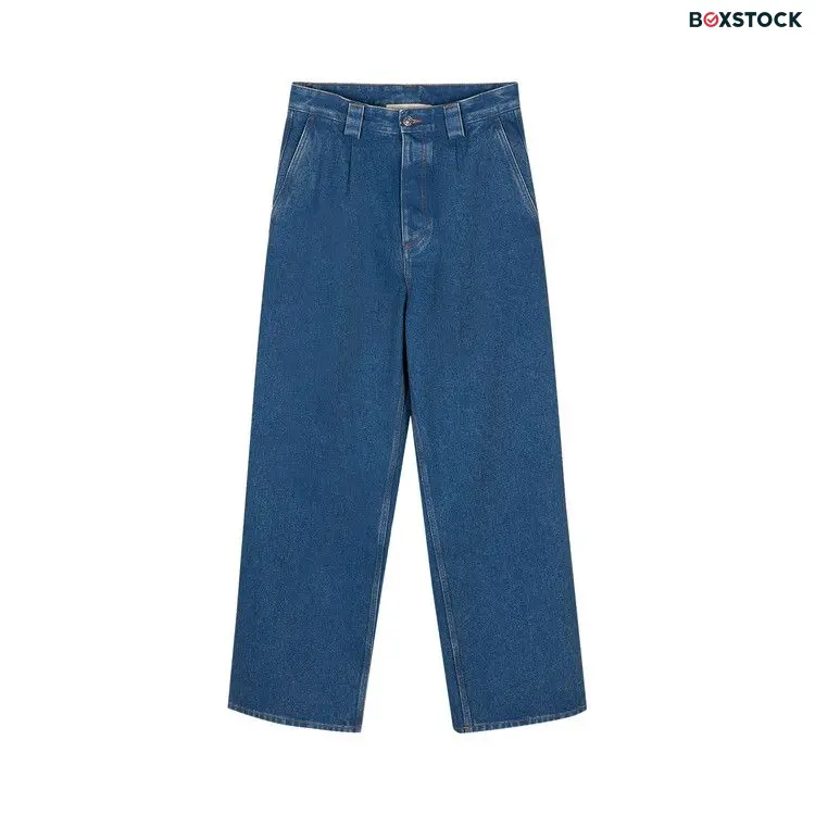 Marni Straight Leg Trousers 'Ocean' Blue Spring/Summer 2024