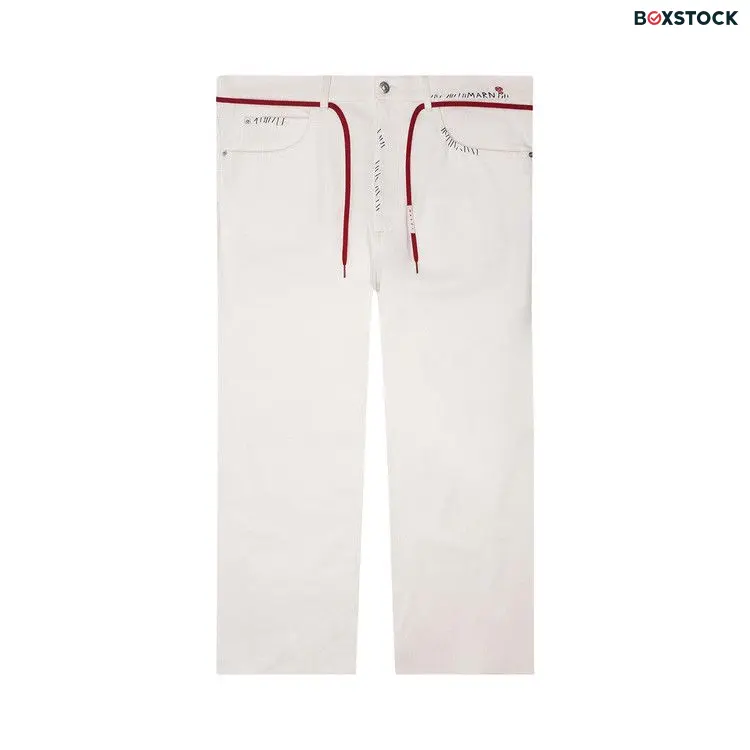 Marni Trousers 'White' Spring/Summer 2024 PUJU0019S1-TCX17-00W01