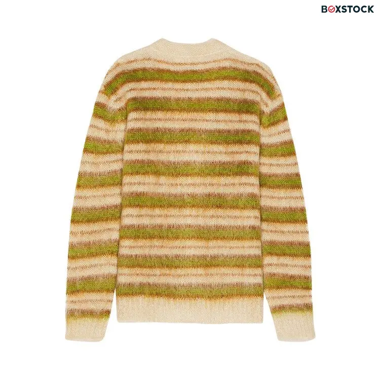 Marni V Neck Long-Sleeve Cardigan 'Light Camel' Multi-Color Spring/Summer 2024