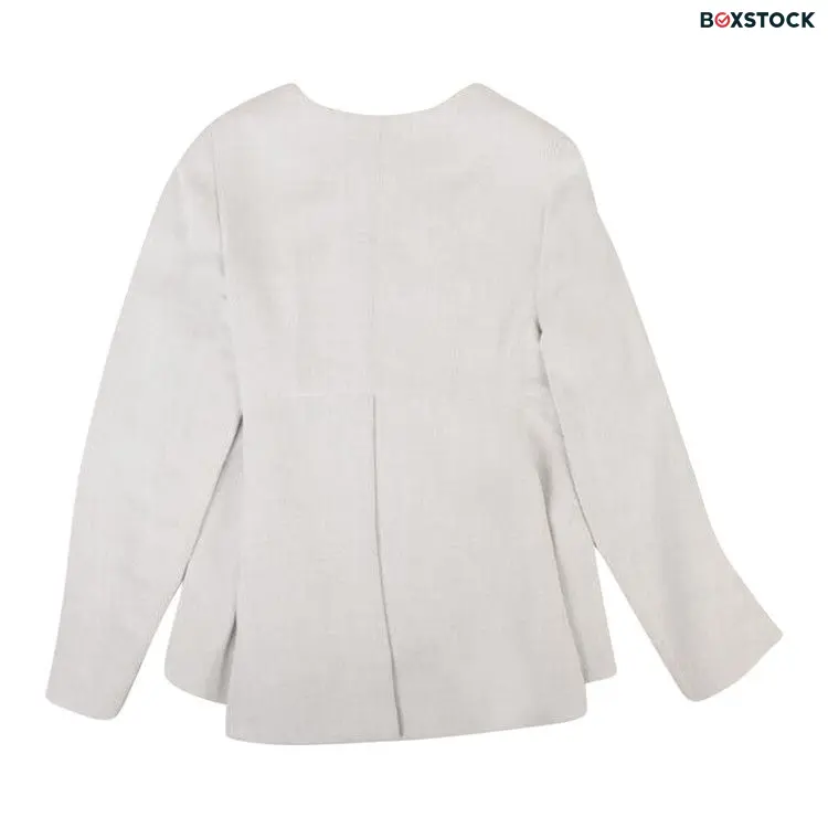 Marni Zip Linen Woven Jacket 'Grey'