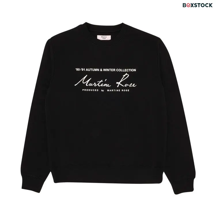 Martine Rose Classic Crew 'Black' Fall/Winter 2023