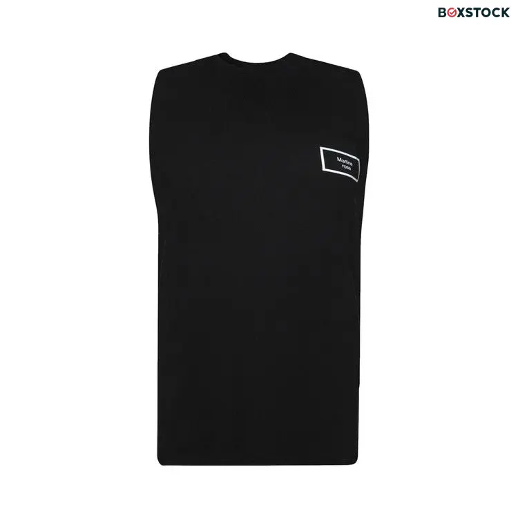 Martine Rose Logo Vest 'Black Pigment Dye' Spring/Summer 2024