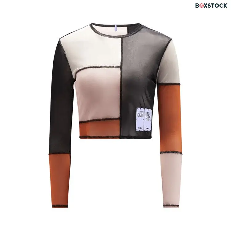 MCQ Mesh Long-Sleeve Tee 'Multicolor' Multi-Color Fall/Winter 2020