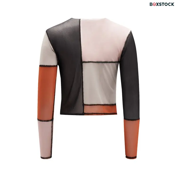 MCQ Mesh Long-Sleeve Tee 'Multicolor' Multi-Color Fall/Winter 2020