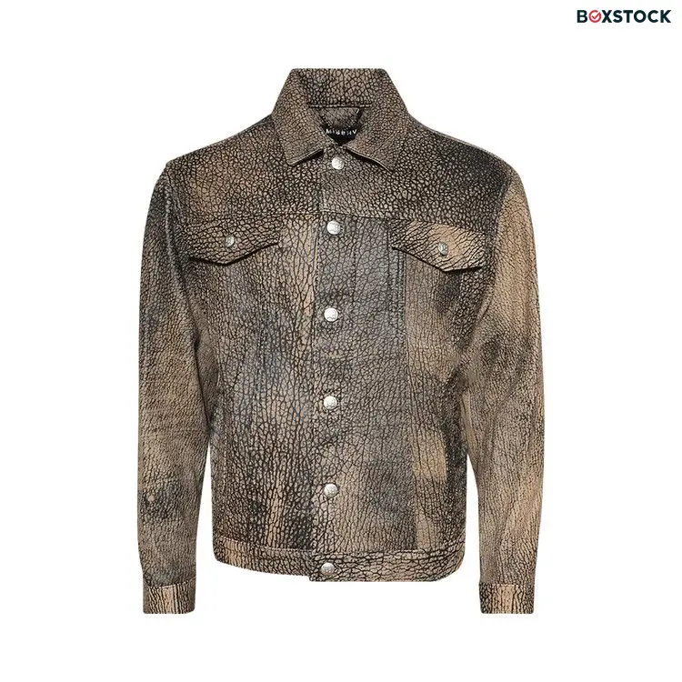 MISBHV Leather Jacket 'Safari' Brown Fall/Winter 2024