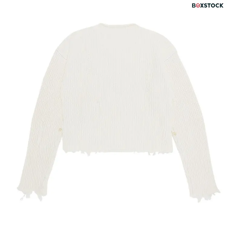 MM6 Maison Margiela Crewneck 'Ivory' Cream Spring/Summer 2023