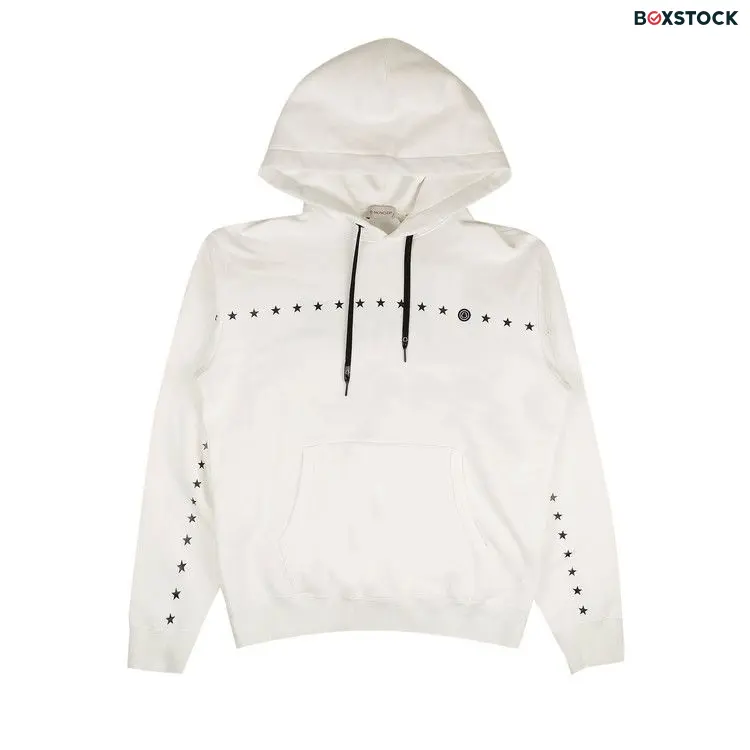 Moncler x Fragment Hiroshi Fujiwara Printed Star Hoodie 'White'