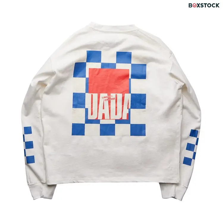 Mr. Saturday Dada Long-Sleeve Tee 'Ecru' Cream Spring/Summer 2023
