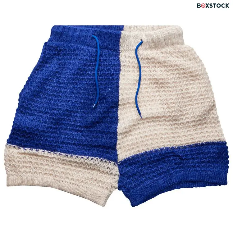 Mr. Saturday Loose Knit Short 'Blue/Ecru' Spring/Summer 2023
