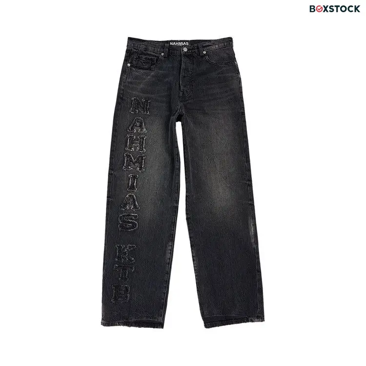 Nahmias Kodak Jeans 'Charcoal' Black Fall/Winter 2023