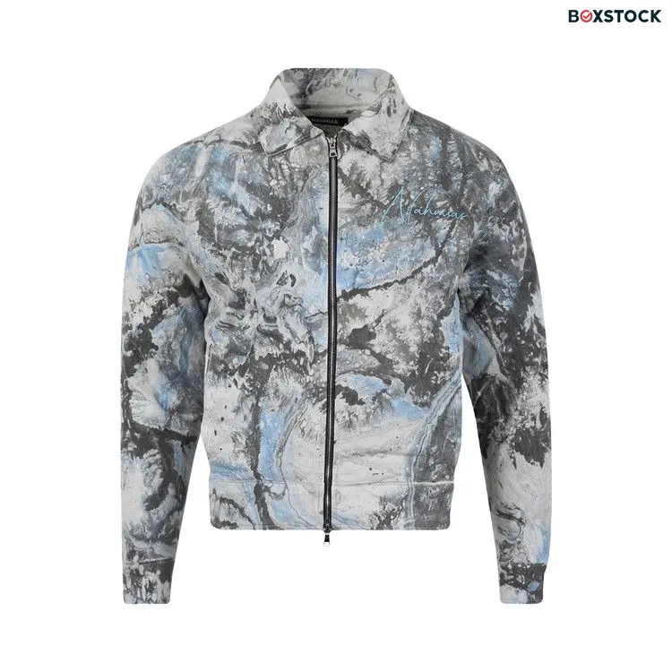 Nahmias Padded Zip Jacket 'White Marble' Fall/Winter 2022