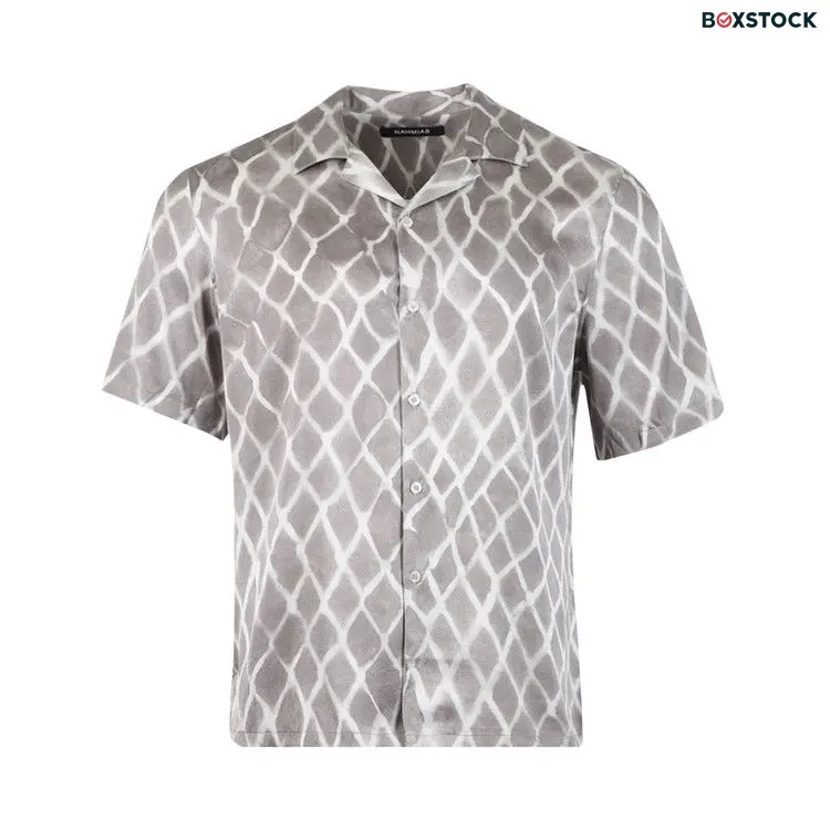 Nahmias Short-Sleeve Swish Shirt 'Black' Fall/Winter 2022