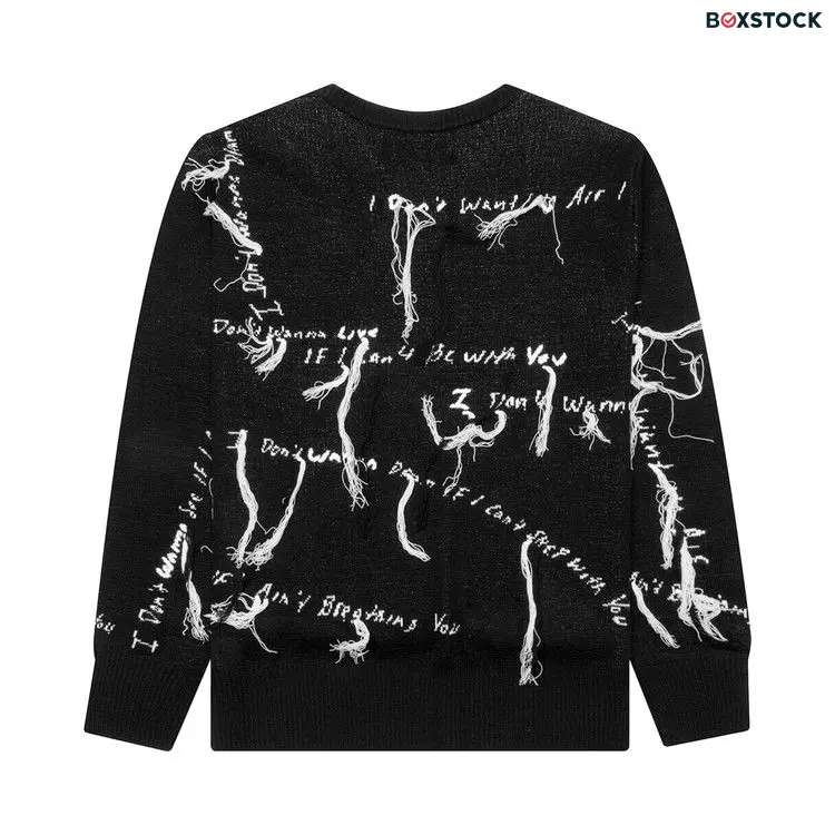 Nahmias x Kodak Knit Lyric Crewneck 'Black' Fall/Winter 2023