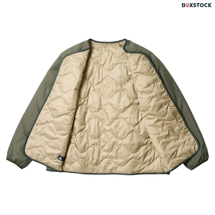 nanamica x Palace Reversible Down Cardigan 'Sage Green' Fall/Winter 2023