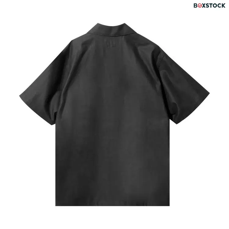 Needles Back Sateen Fatigue Shirt 'Black' Spring/Summer 2024