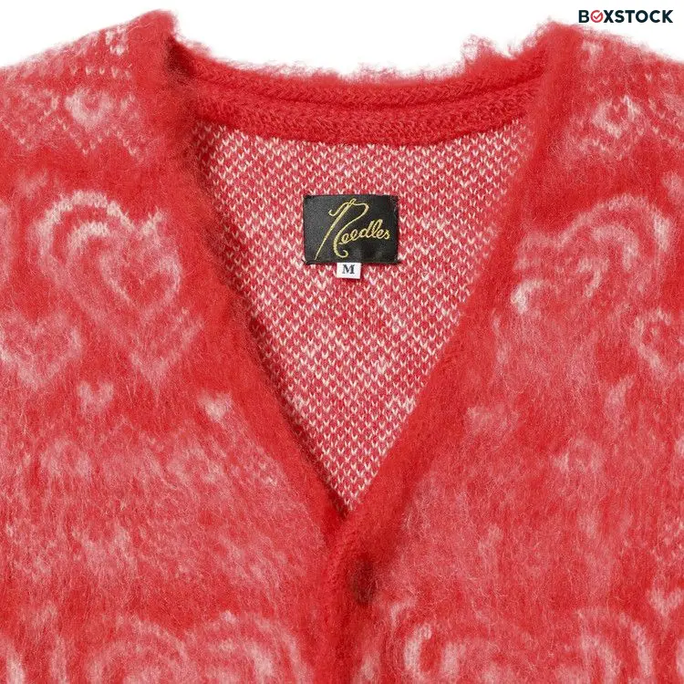 Needles Mohair Cardigan 'Red'