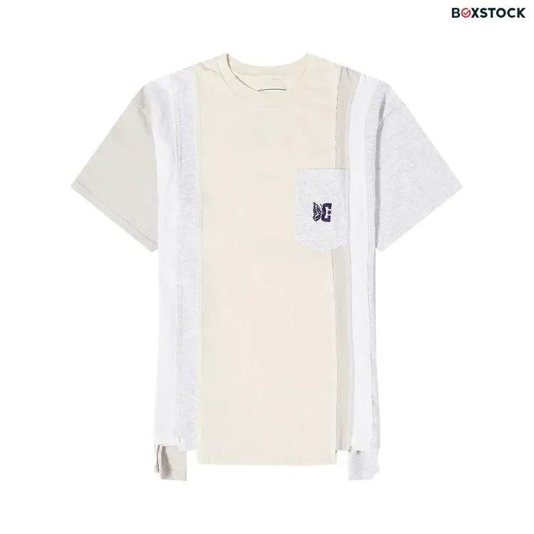 Needles x DC Shoes 7 Cuts Short-Sleeve Tee 'Ivory' Cream Fall/Winter 2023