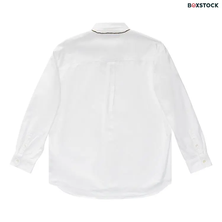 Neighborhood Cross Embroidery Long-Sleeve Shirt 'White' Spring/Summer 2024