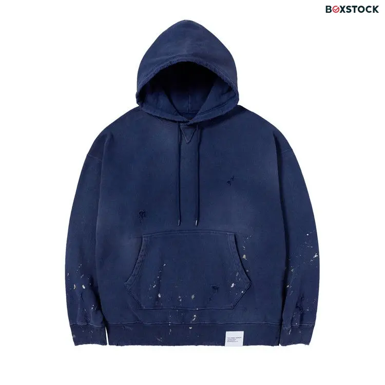 Neighborhood Damage Hoodie 'Navy' Blue Spring/Summer 2024