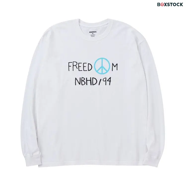 Neighborhood Long-Sleeve NH-8 Tee 'White' Spring/Summer 2024