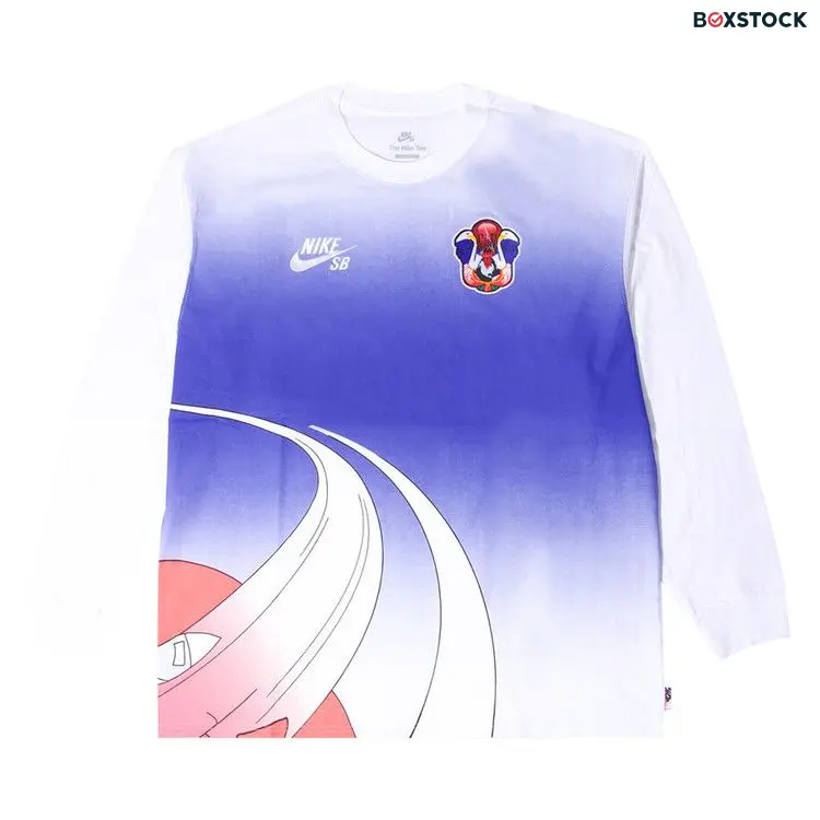 Nike SB Team USA Team Long-Sleeve Tee 'White/Blue' Fall/Winter 2024