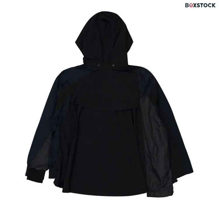 Nike Women's x Sacai Double-Zip Jacket 'Black/Dark Obsidian' Fall/Winter 2019