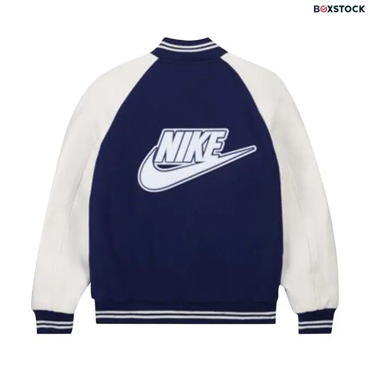 Nike x Nigo NRG Varsity Jacket 'Navy' Blue Fall/Winter 2024