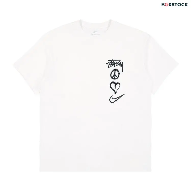 Nike x Stussy M NRG RA Short-Sleeve Tee 'Summit White' Spring/Summer 2022