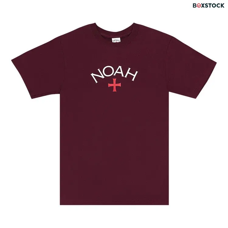 Noah Core Logo T-Shirt 'Maroon' Red Fall/Winter 2017