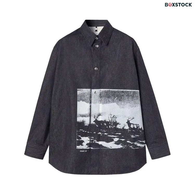 OAMC Kodiak Shirt 'White/Black' Fall/Winter 2023