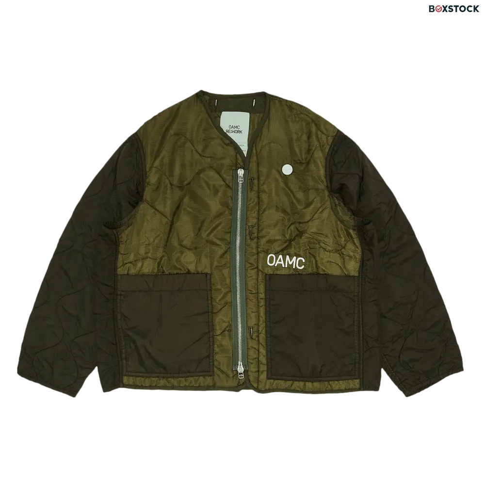 OAMC Woven Re Work Zipped Liner 'Sea Green' Fall/Winter 2022