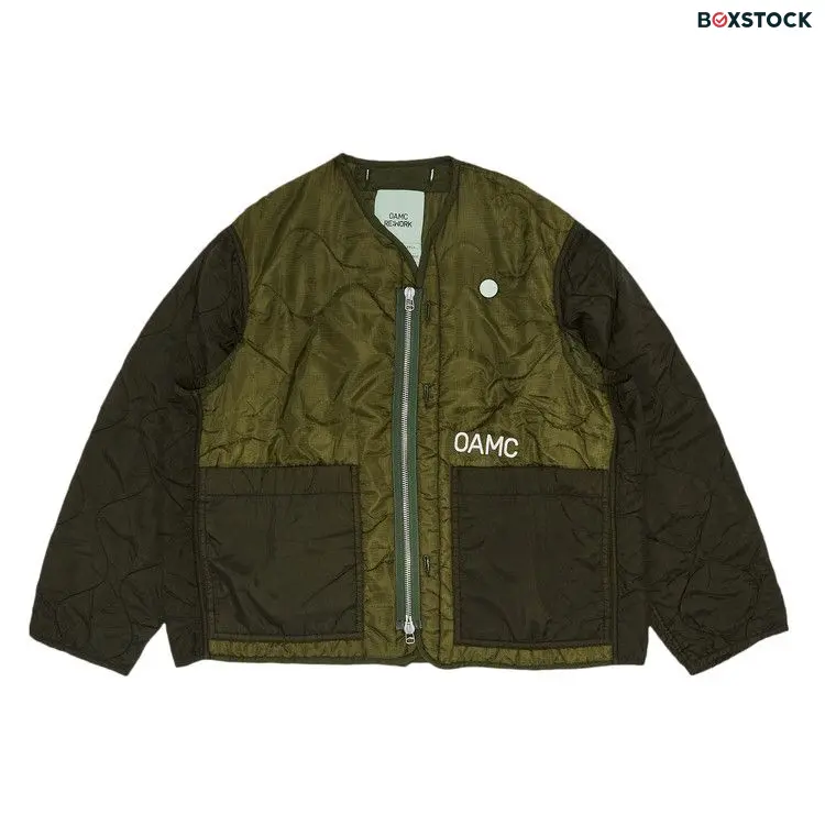 OAMC Woven Re Work Zipped Liner 'Sea Green' Fall/Winter 2022