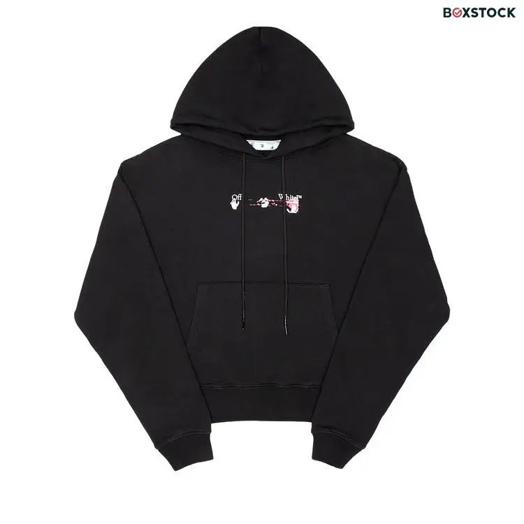 Off-White Acrylic Arrow Over Hoodie 'Black/Fuchsia' Fall/Winter 2021