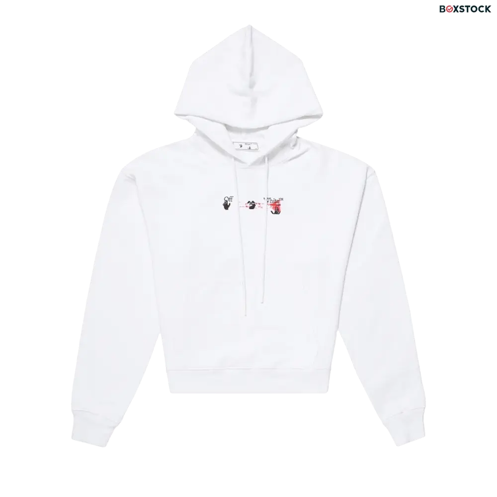 Off-White Acrylic Arrow Over Hoodie 'White/Fuchsia' Fall/Winter 2021
