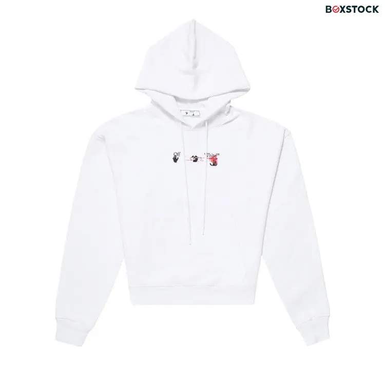 Off-White Acrylic Arrow Over Hoodie 'White/Fuchsia' Fall/Winter 2021
