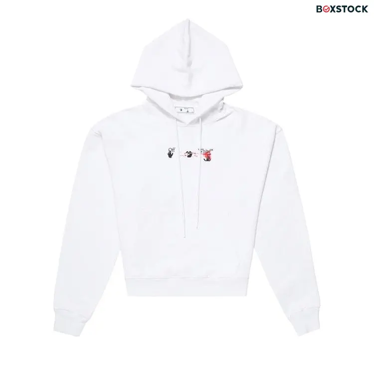 Off-White Acrylic Arrow Over Hoodie 'White/Fuchsia' Fall/Winter 2021