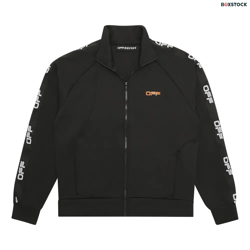Off-White Active Track Jacket 'Black/Orange' Fall/Winter 2021